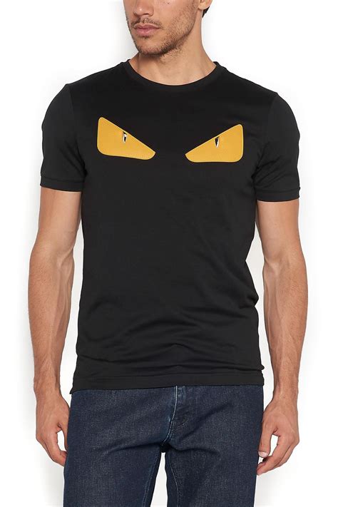 black fendi monster t-shirt|Fendi monster eyes crewneck.